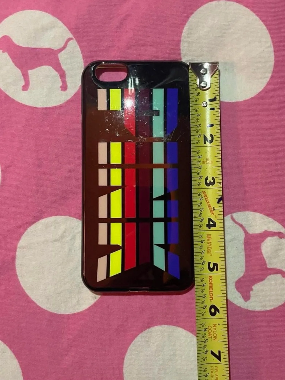 2010’s Victoria’s Secret PINK • Striped Rainbow iPhone Case